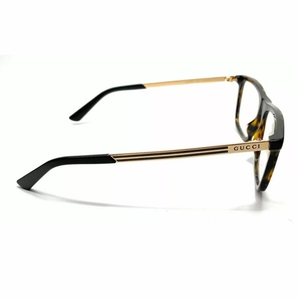 Gucci Men's Havana Authentic Eyeglasses - Picture 3 of 4